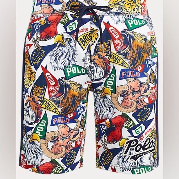 Polo Ralph Lauren Other - Ralph Lauren Big & Tall double knit mascot graphic shorts